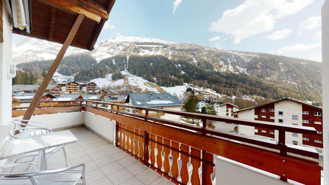 Gonenstein Residence In Leukerbad, Entire Apartment/Studio With Balcony Exterior foto